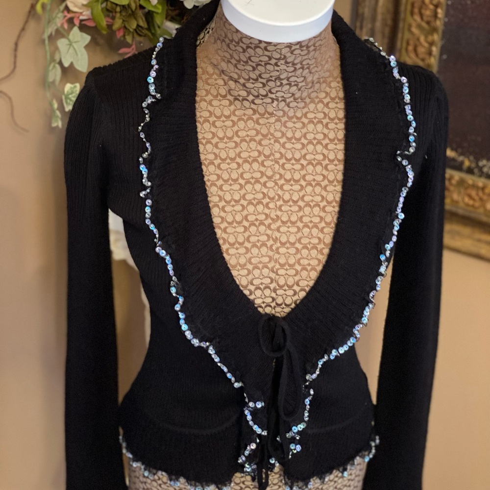 Betsey Johnson sweater black small